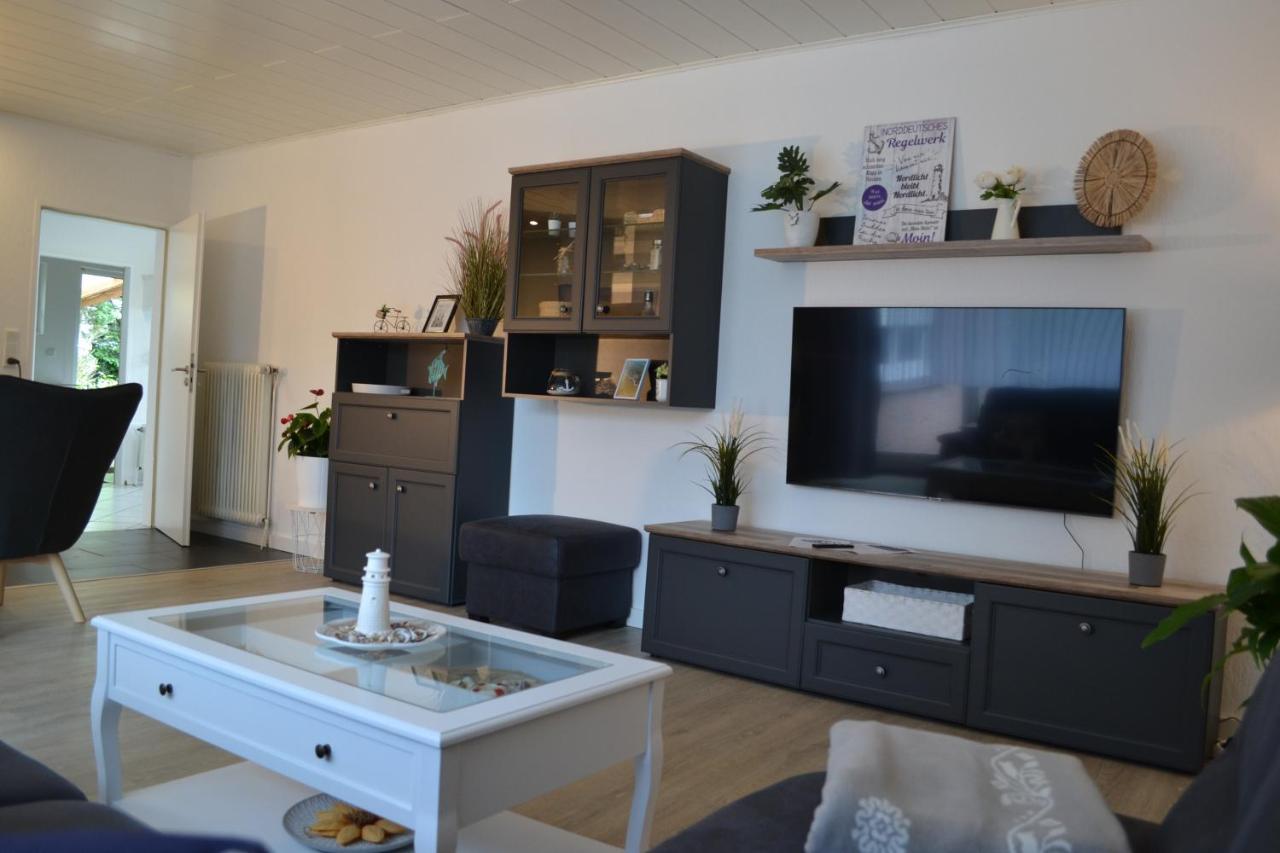 Ferienhaus Am Wasser Hinte Luaran gambar